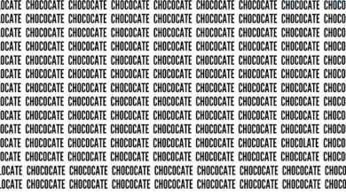 Brain Test Word Chocolate