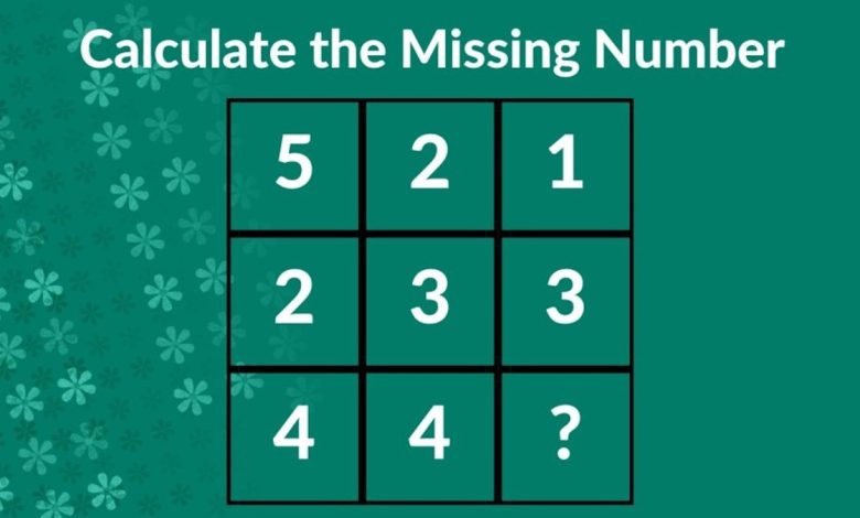 Calculate the Missing Number