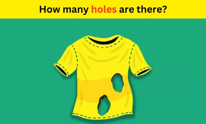 Holes Are In The T-shirt