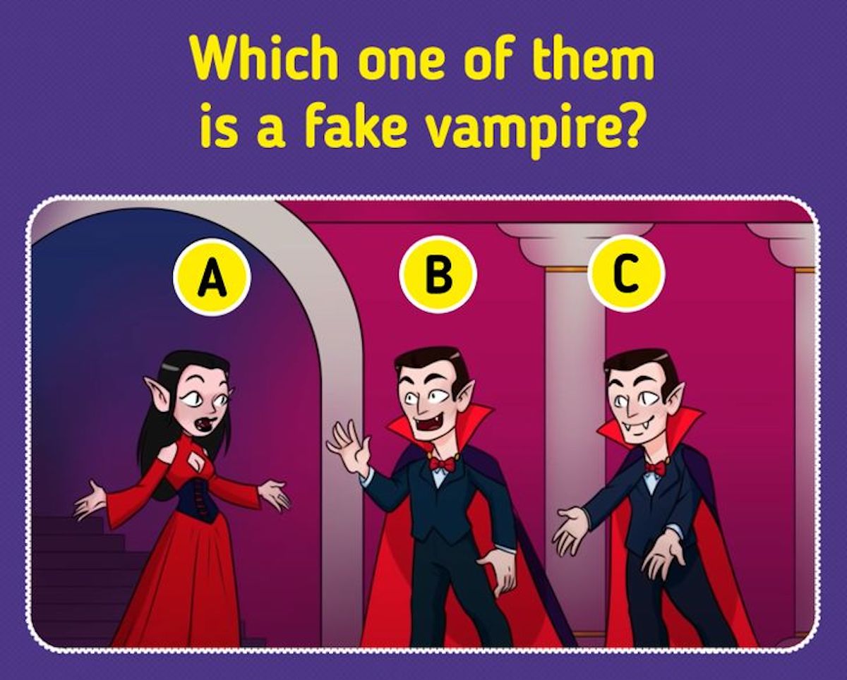 Fake Vampire In Room