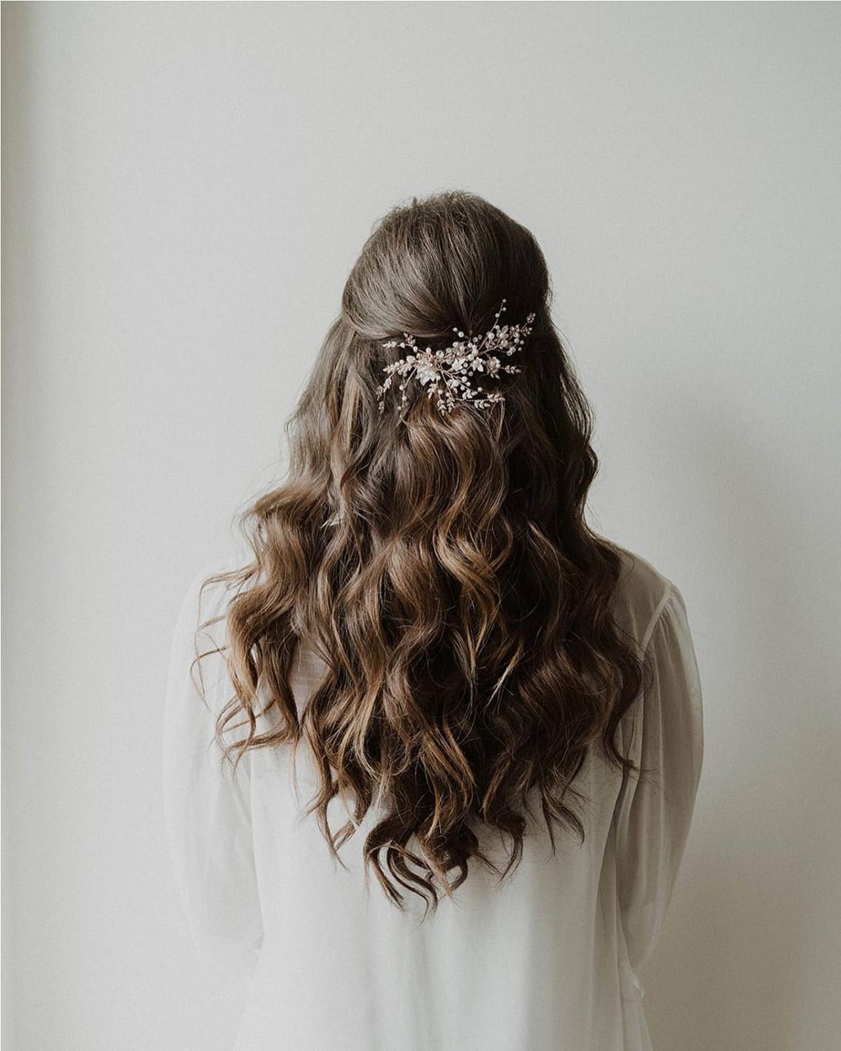 Wavy Hair With Boho Head Chain