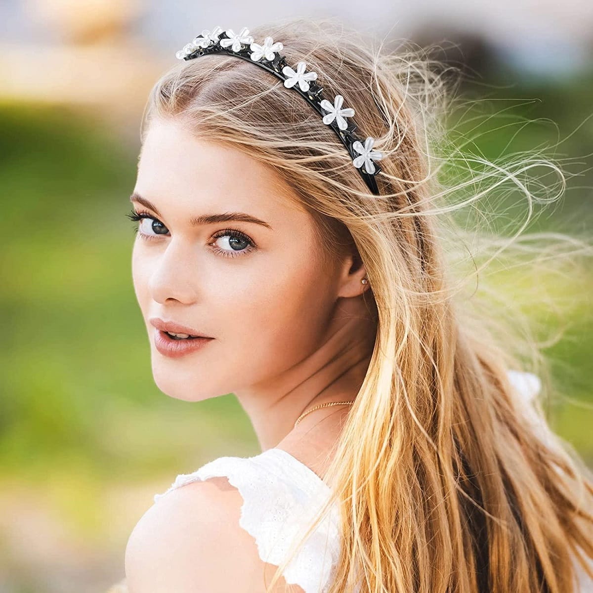 Woven And Jeweled Headband