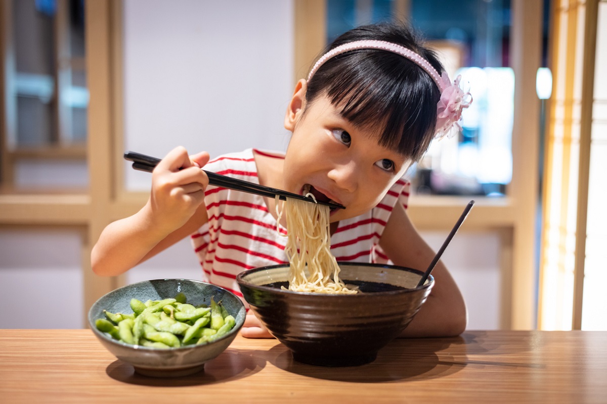 When eating in Japan, slurping your noodles is not rude