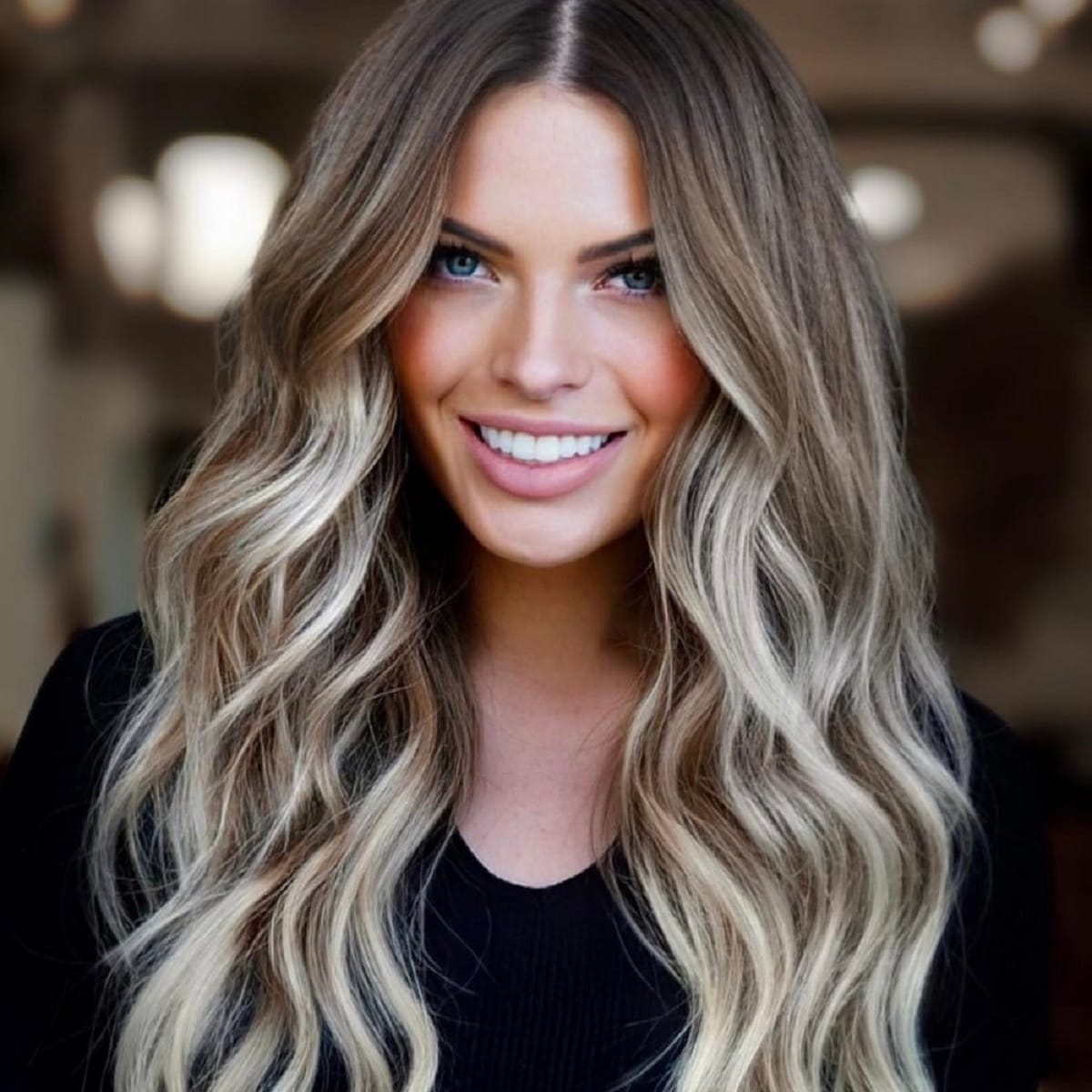 Dark Blonde Balayage