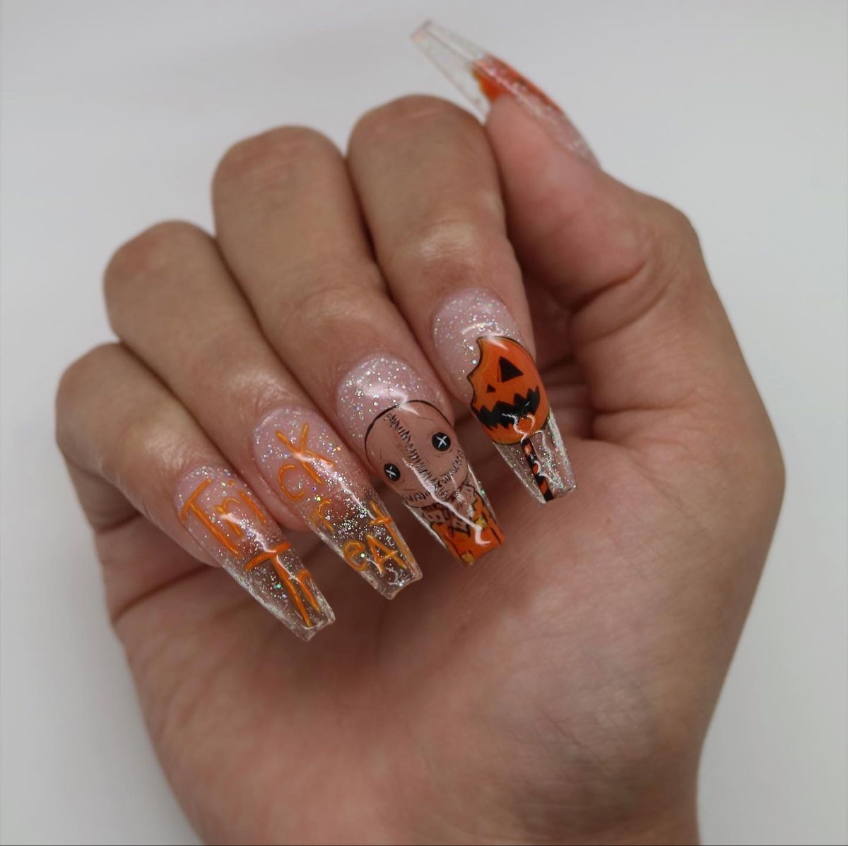 Trick-or-Treat Nails