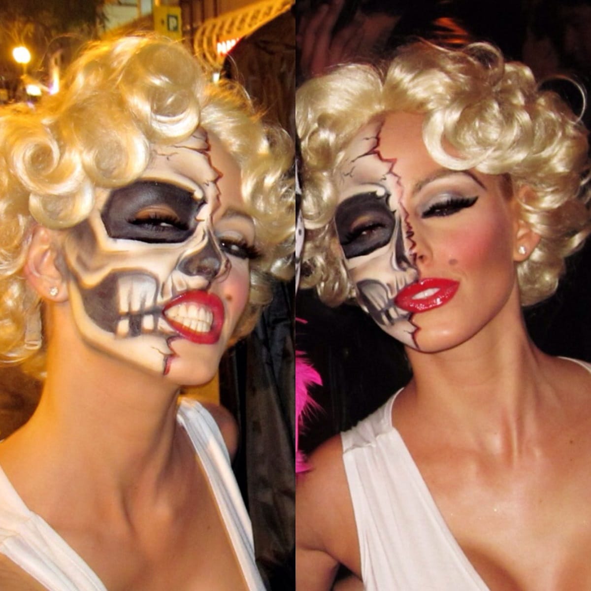 Marilyn Monroe Halloween makeup