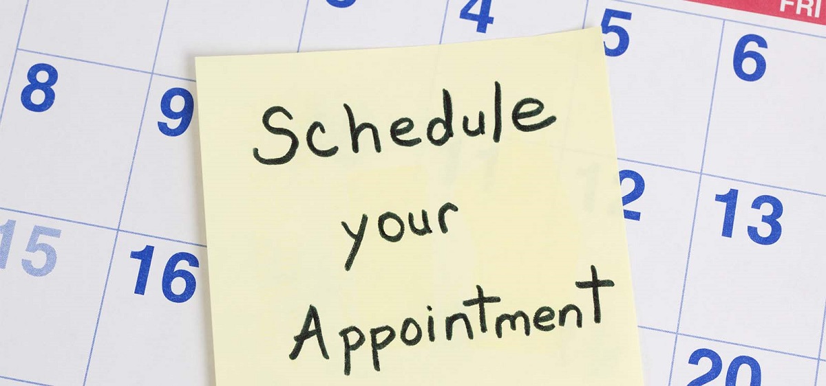 Schedule your appointments
