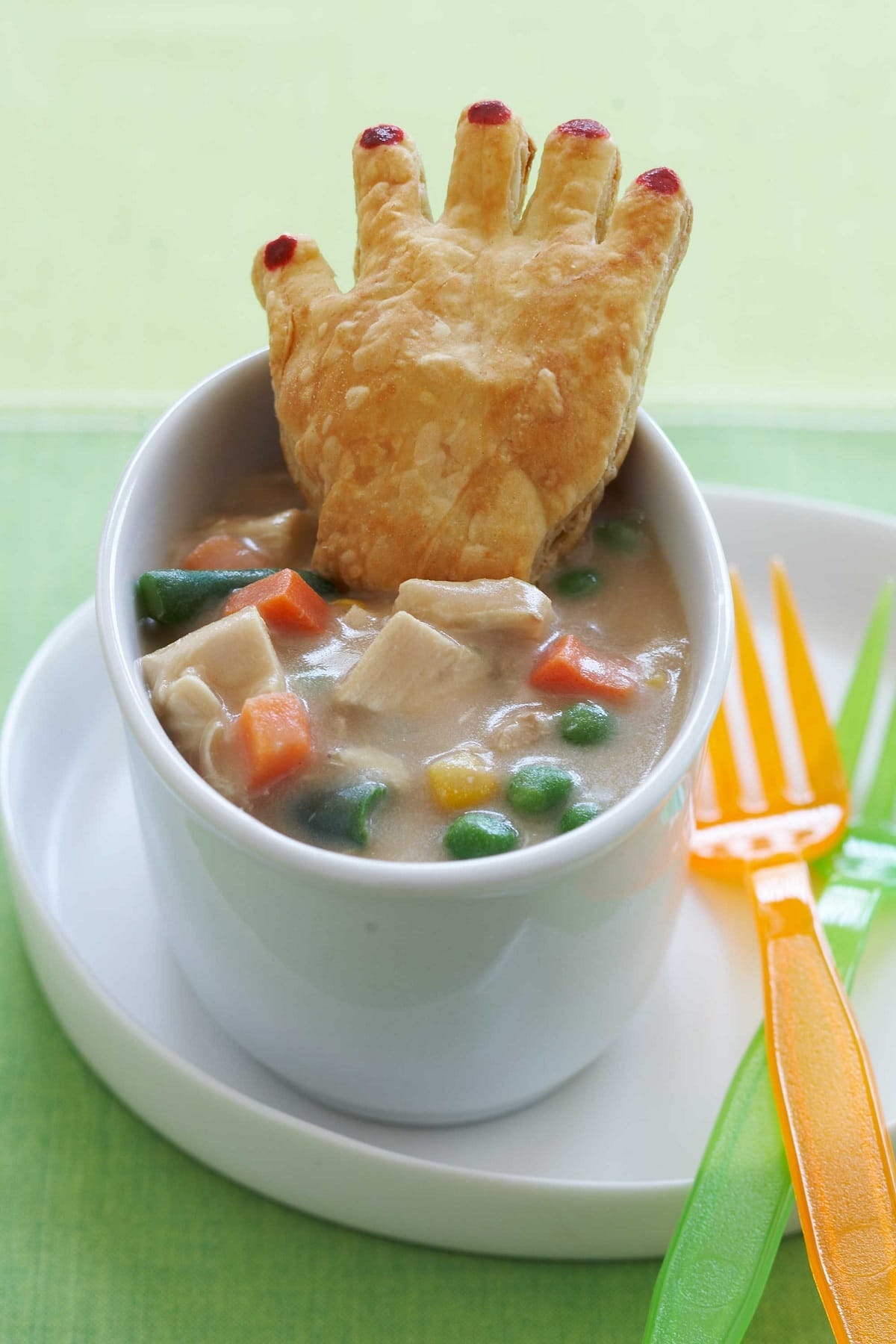 Chicken Potpie with Crawling Hands