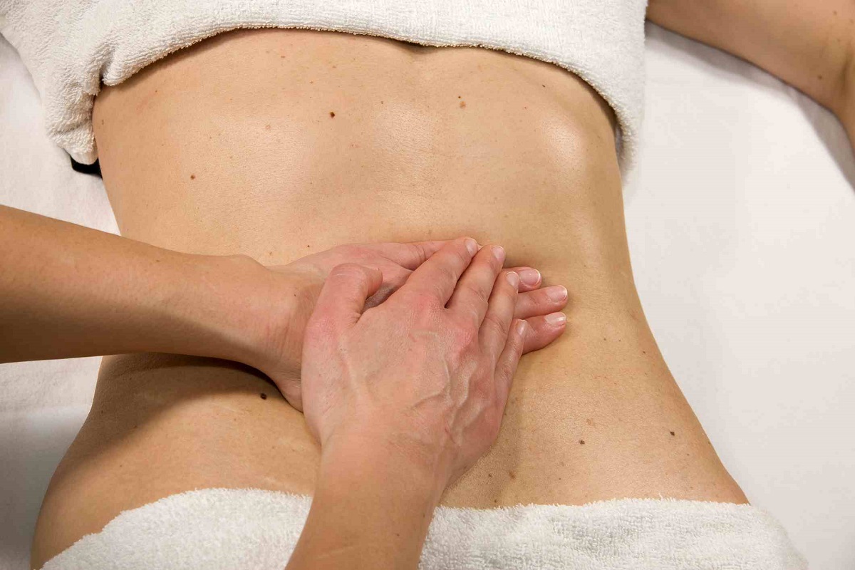 Massage the abdomen