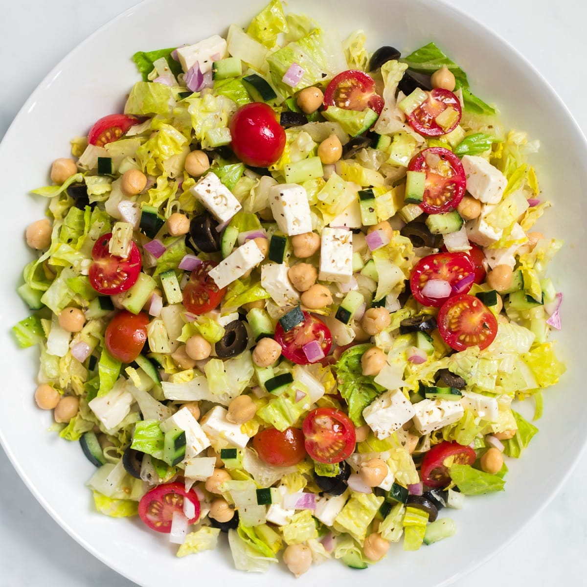 Green Goddess Salad with Chickpeas