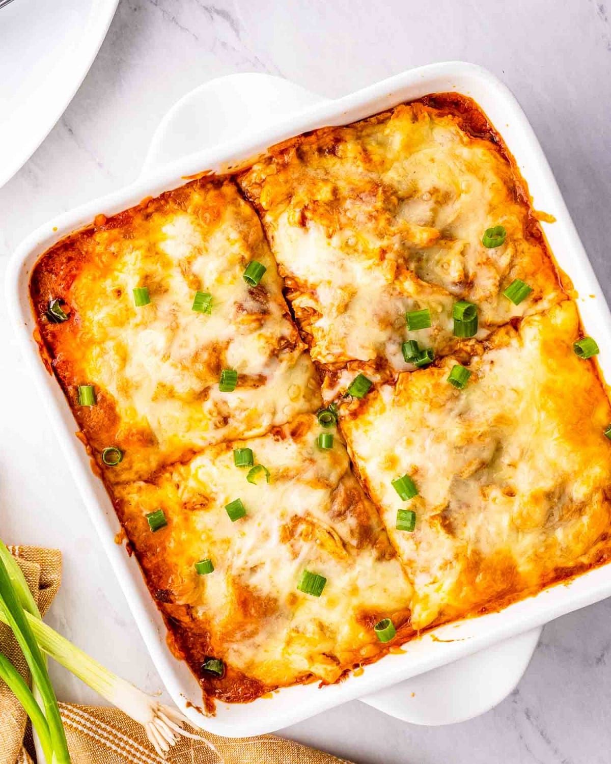 Easy Chicken Enchilada Casserole