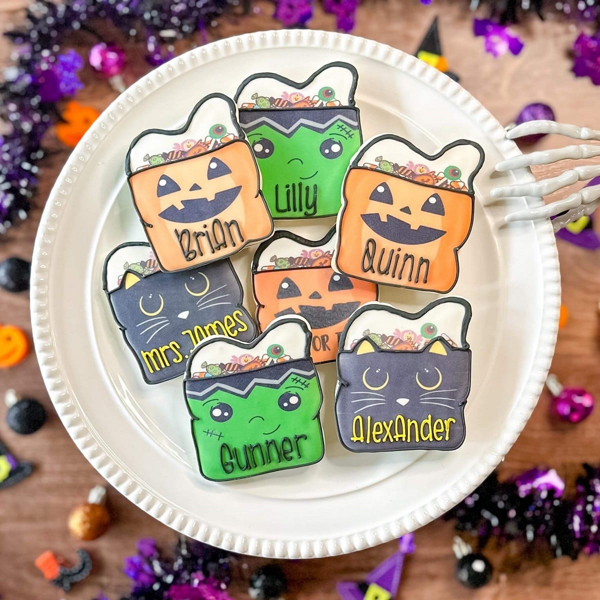 Trick-or-Treater Sugar Cookies