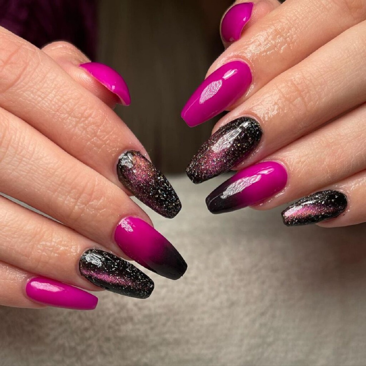 Black, Pink and Glitter
