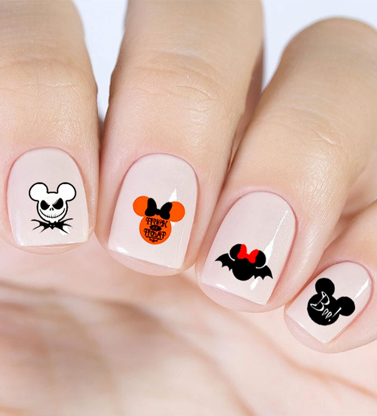 Mickey Mouse Halloween Nails