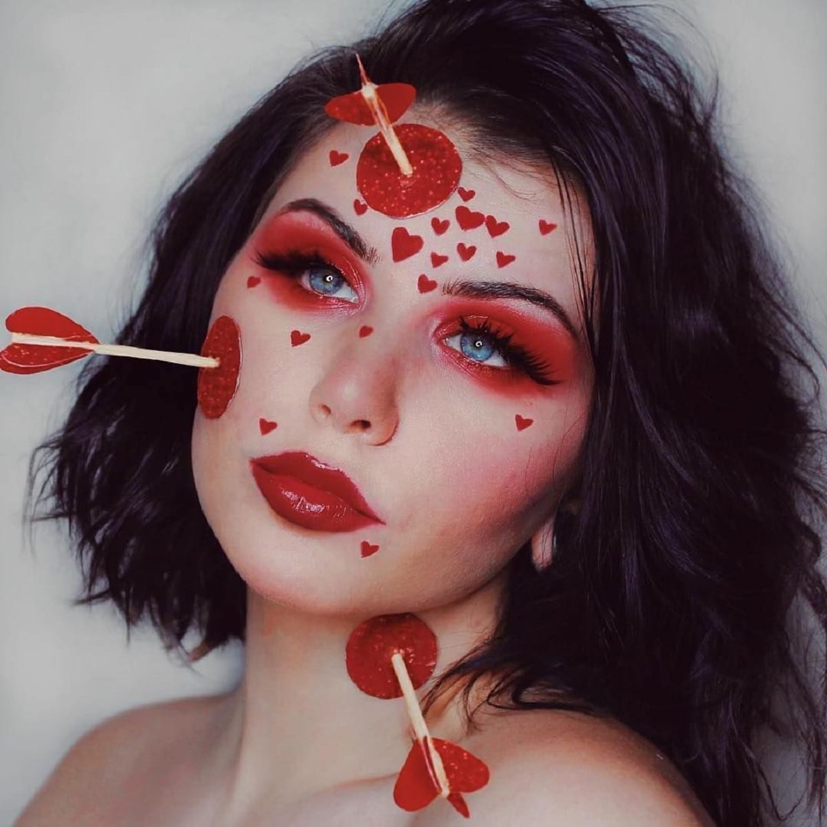 Cupid Halloween makeup