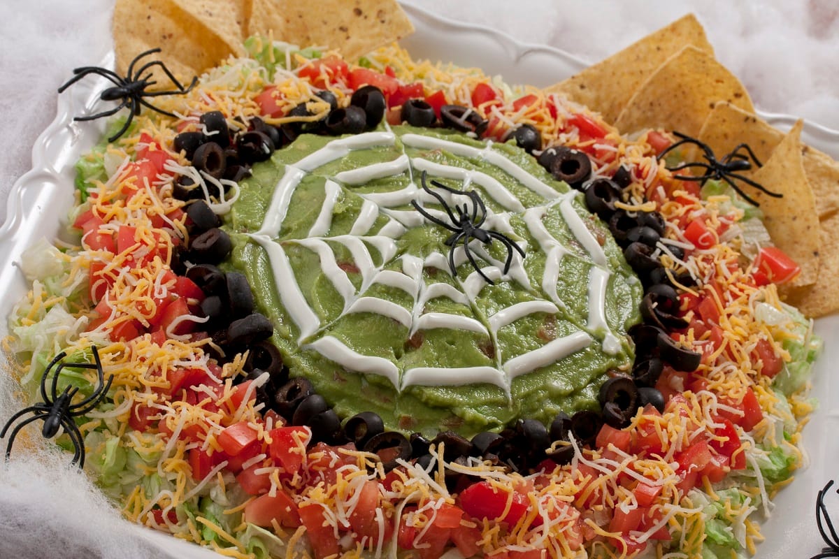 Spiderweb Nacho Spread