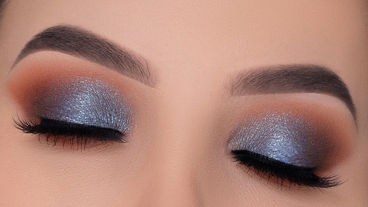 Brown & Blue Smokey Look