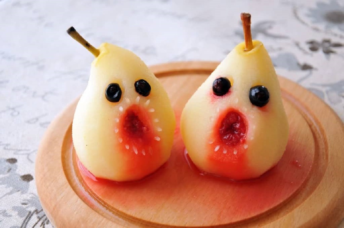 Baked Pear Monsters!