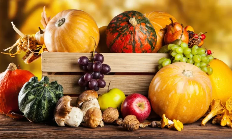 Fall Fruits And Vegetables