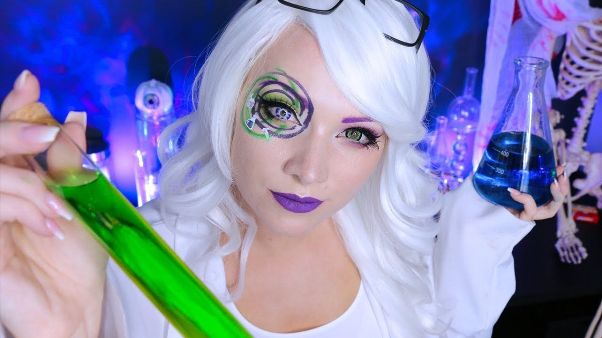 Mad scientist Halloween makeup