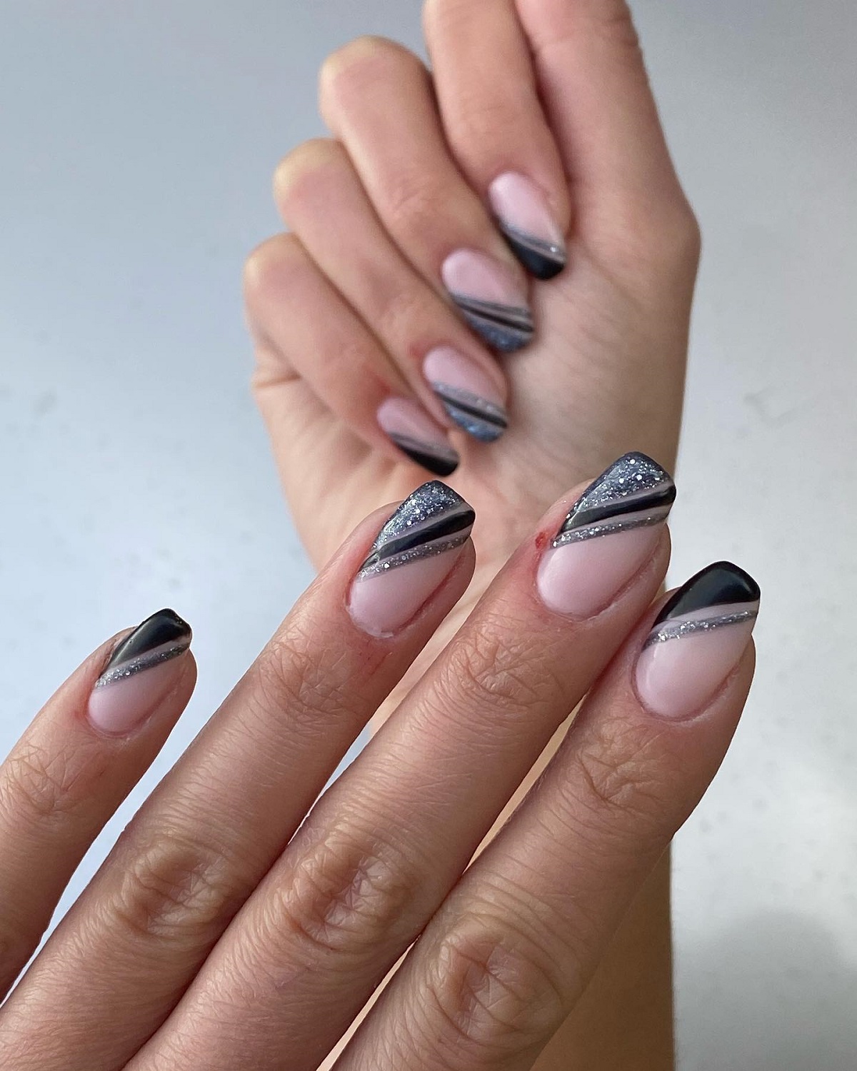 Black and Silver Pattern
