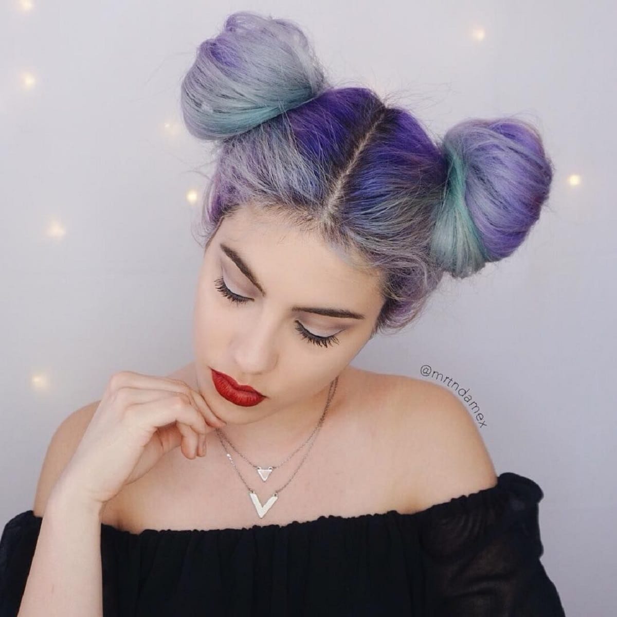 Mermaid Space Buns