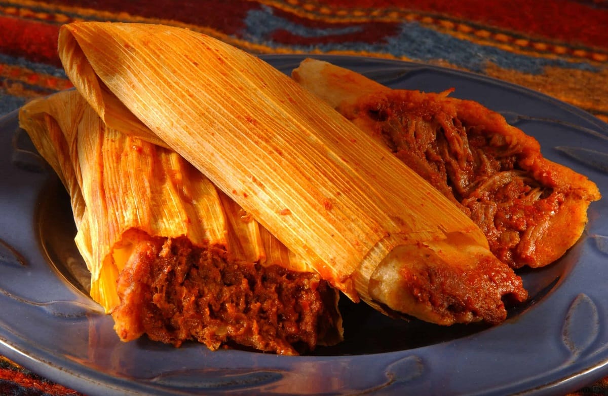 Red Chili Pork Tamales