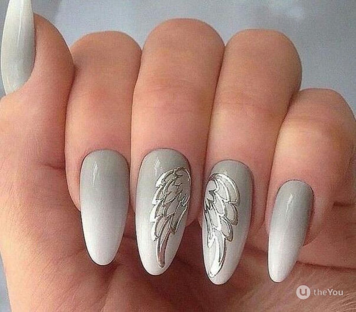 Ombre Angel Nails
