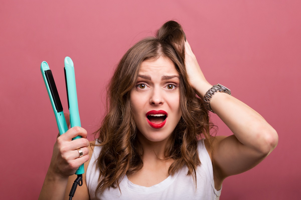 Protect hair when heat styling