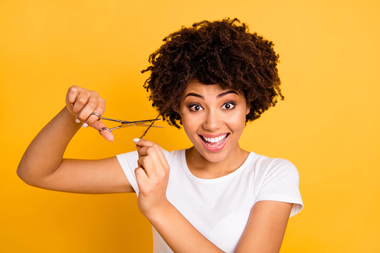 Trim hair regularly to avoid split ends