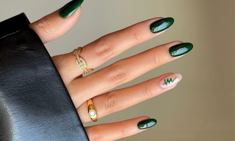Forest Green Nail Designs