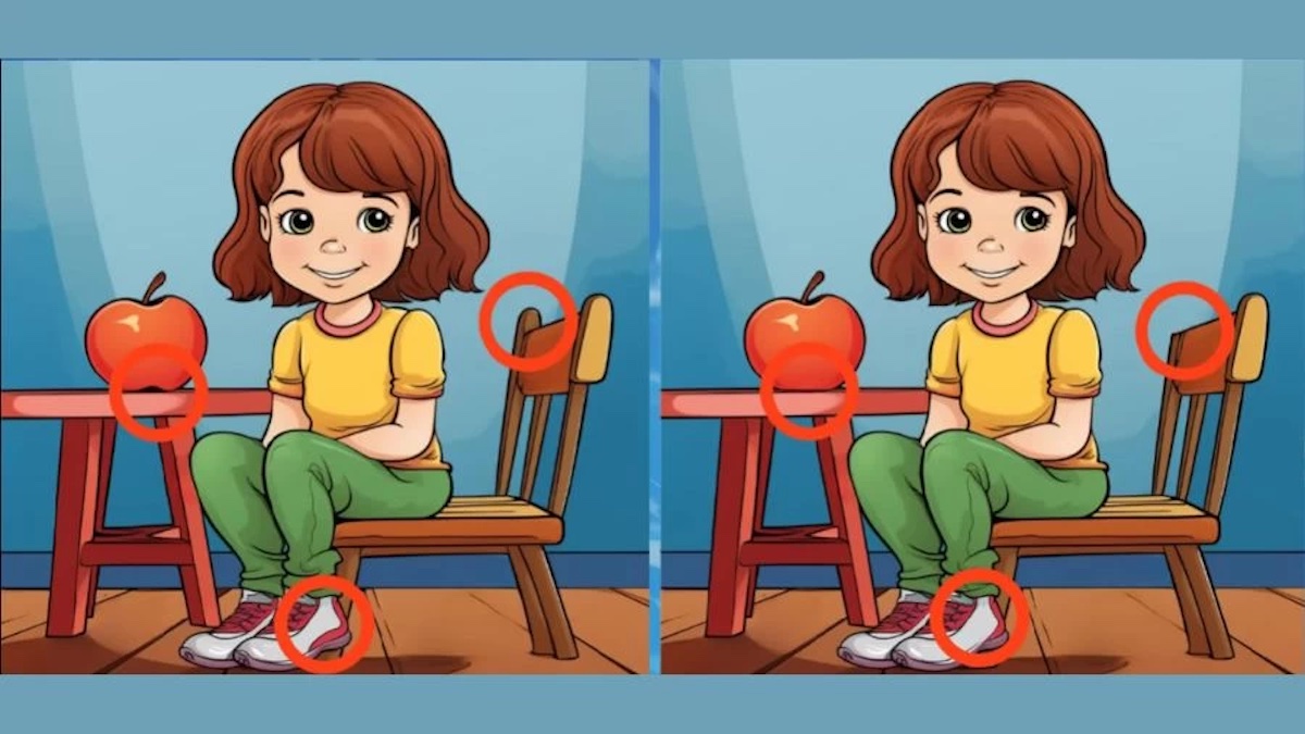 Optical Illusion Spot The Difference Picture Puzzle