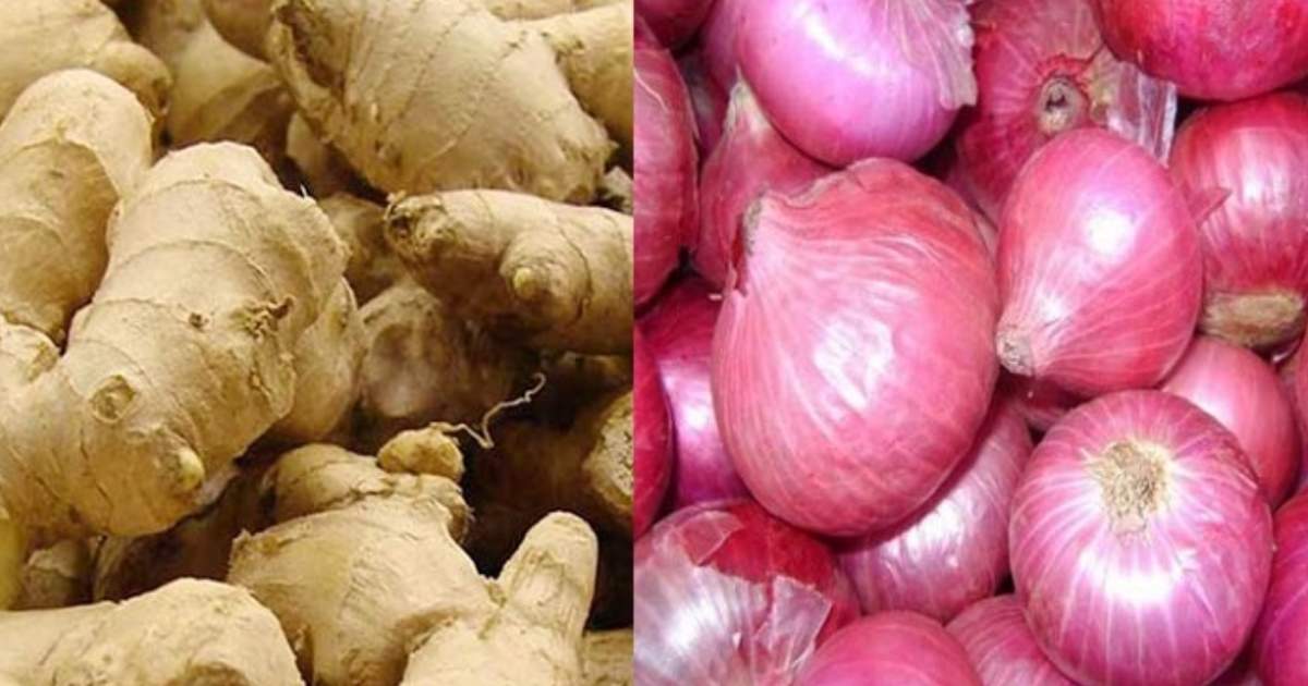 Ginger And Onion For Hair Growth