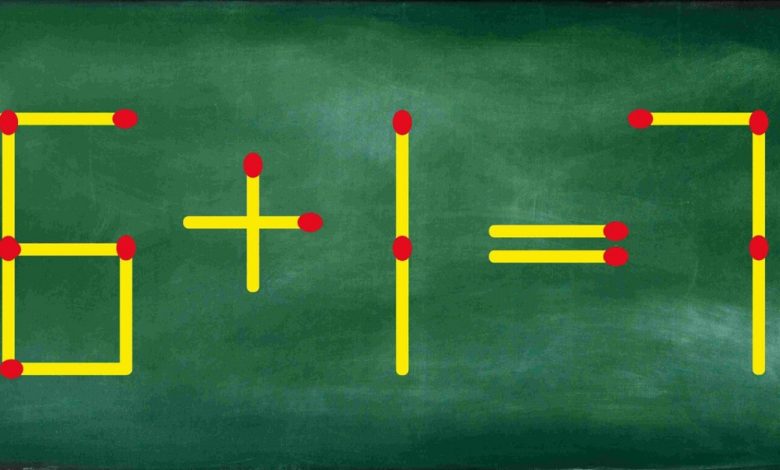 Mathematical Match Riddle