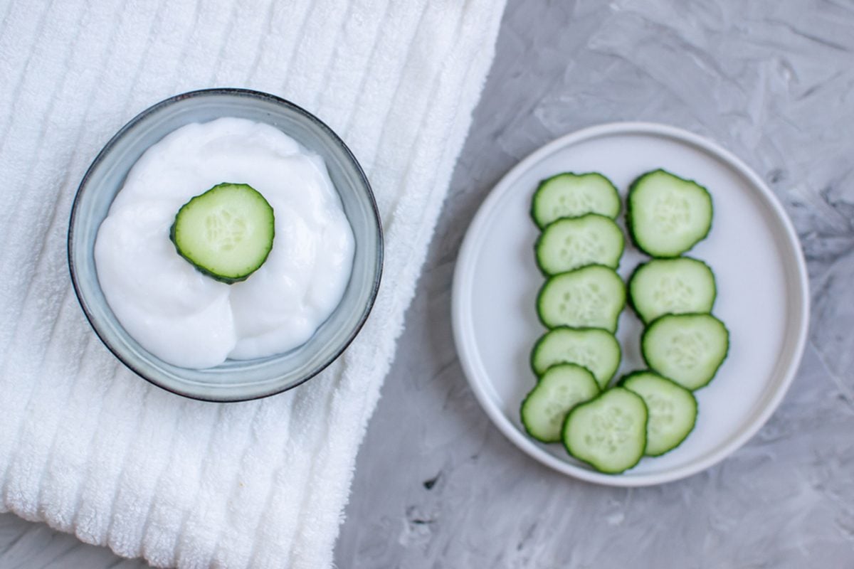 Cucumber And Yogurt Mask