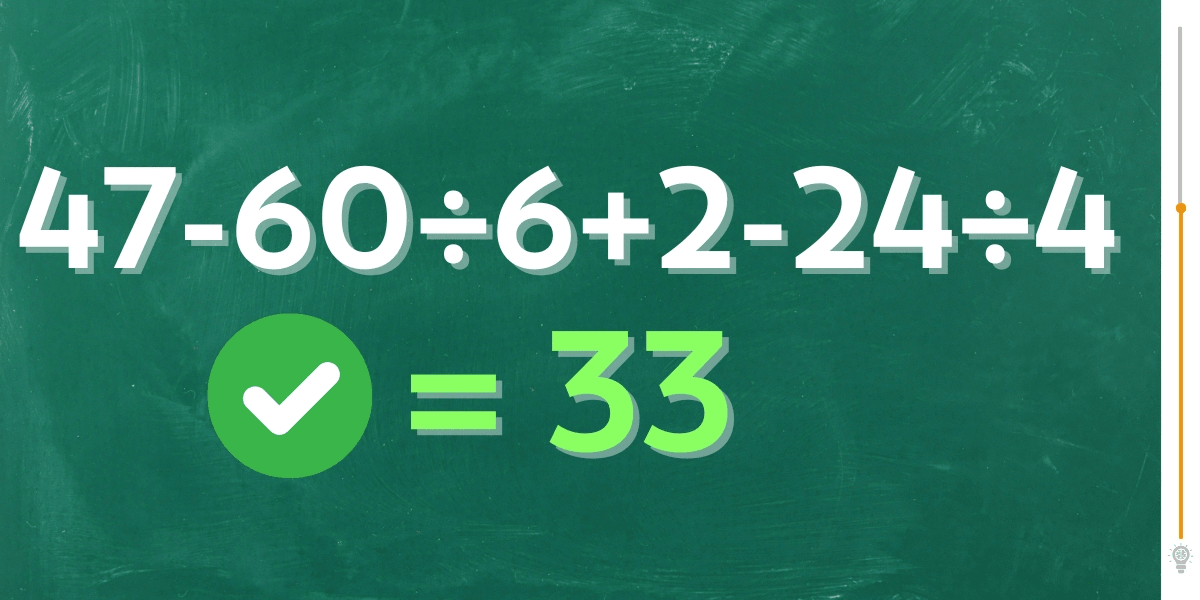 Quick Equation Challenge