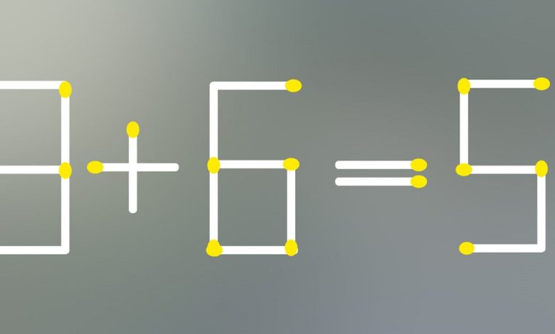 Mathematical Matchstick Puzzle