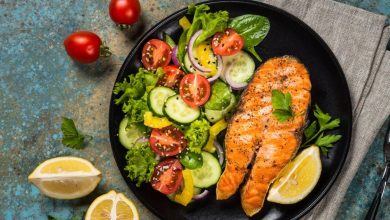 Diet Rich In Fish And Vegetables