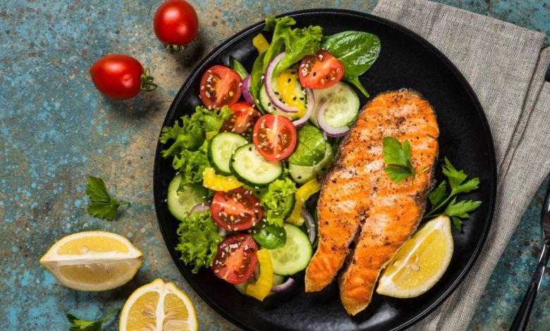 Diet Rich In Fish And Vegetables