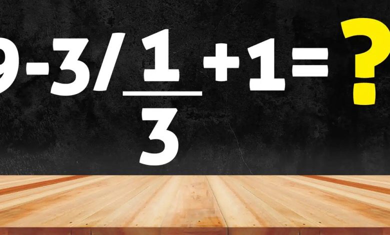 Mathematics IQ Test