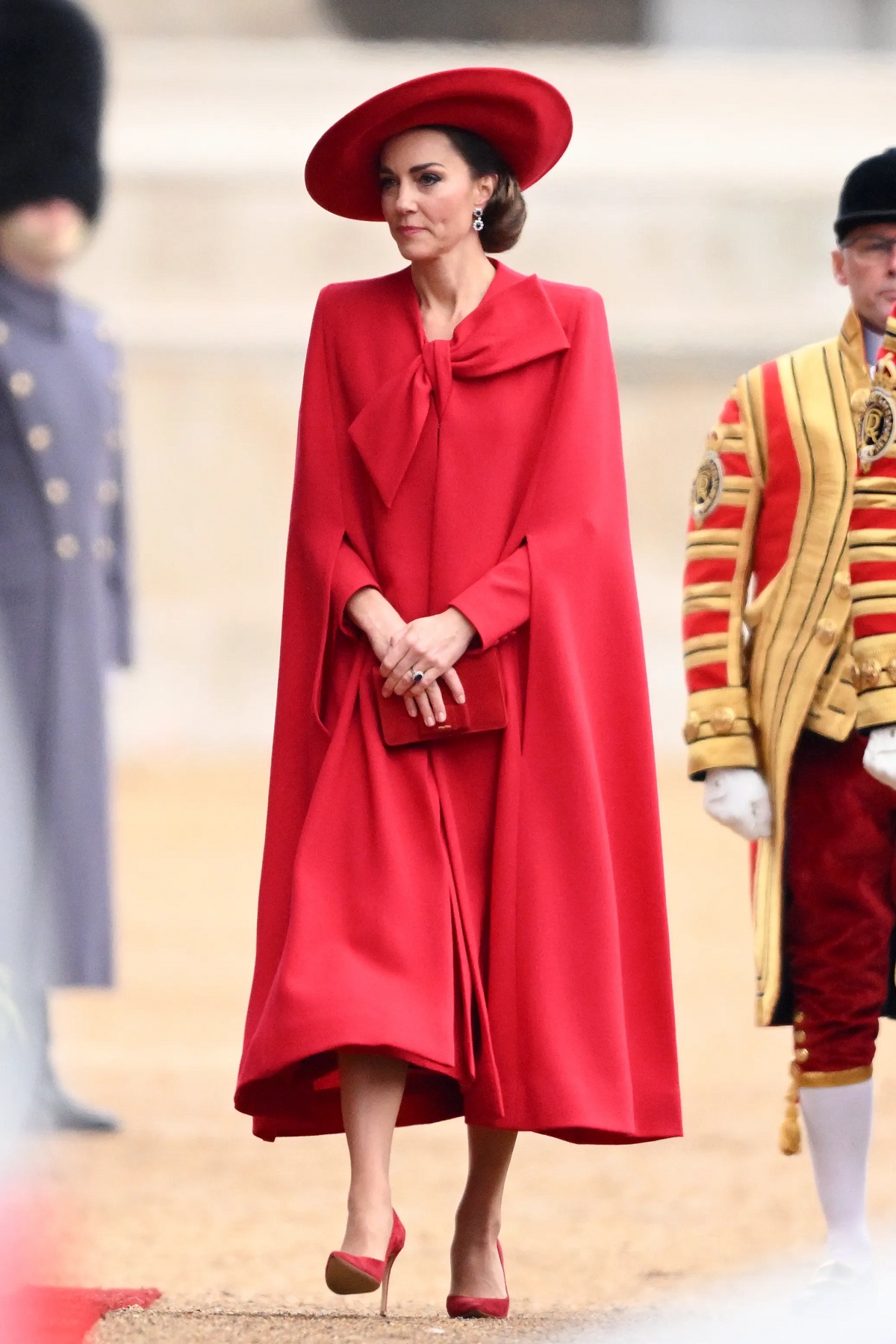 princess of wales in red dress