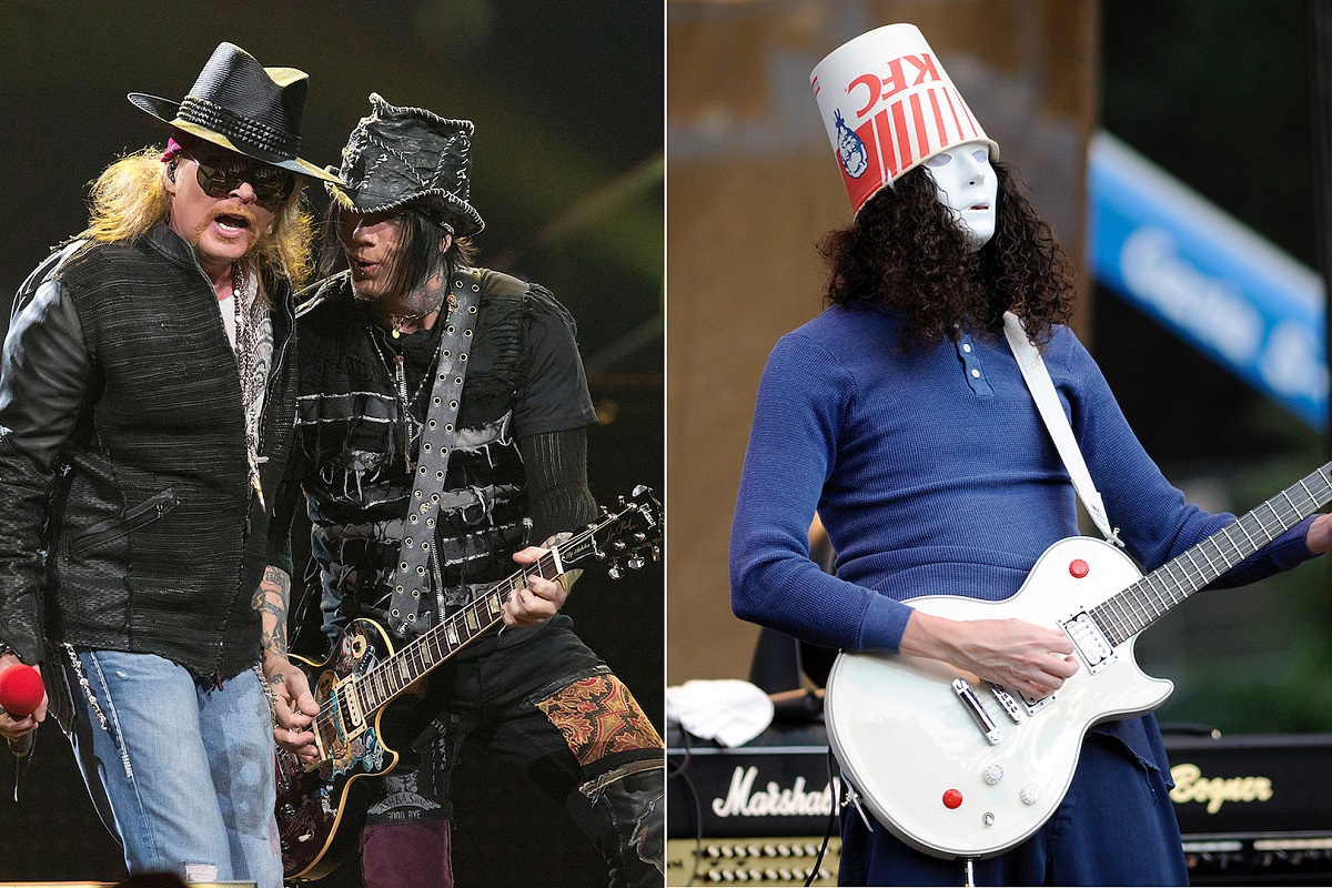 Axl Rose And Buckethead