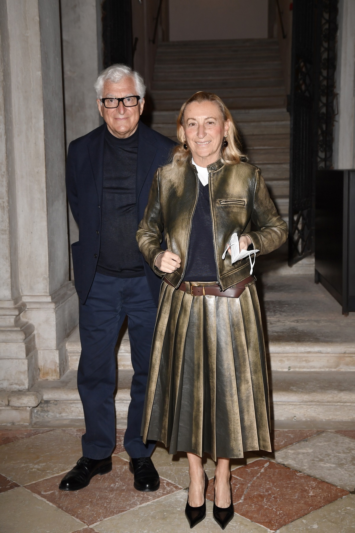 Miuccia Prada And Patrizio Bertelli