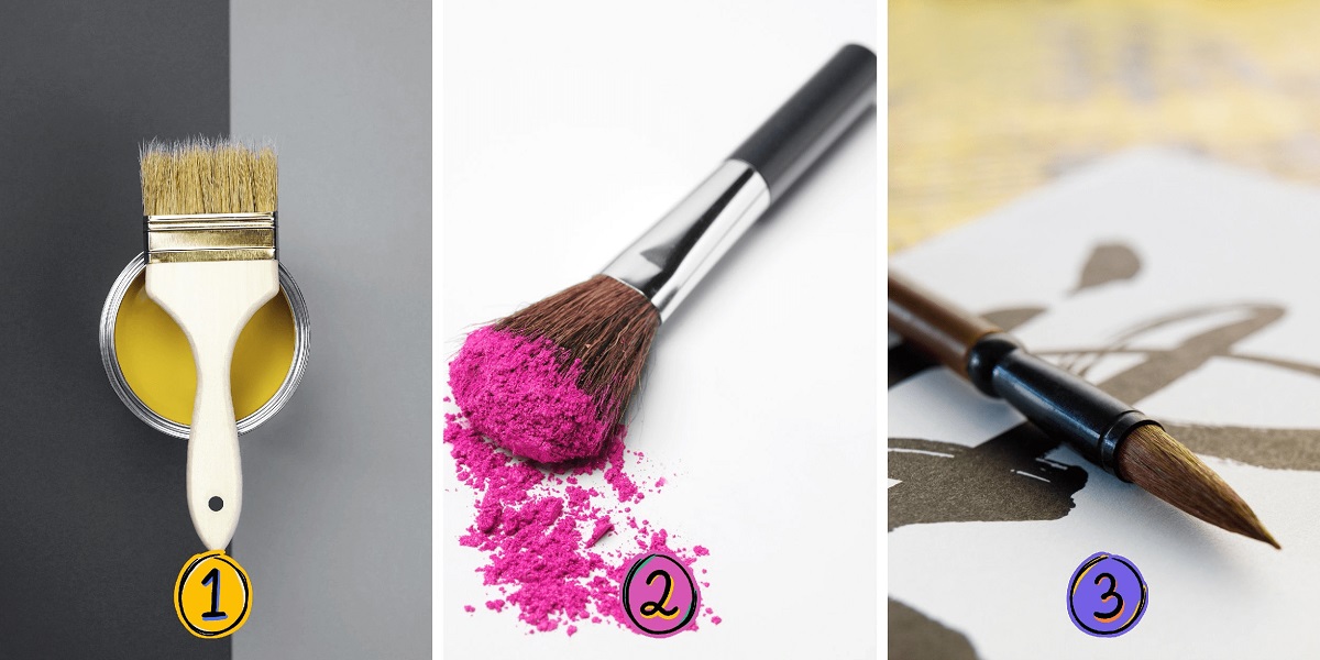 Choose One Of The 3 Brushes