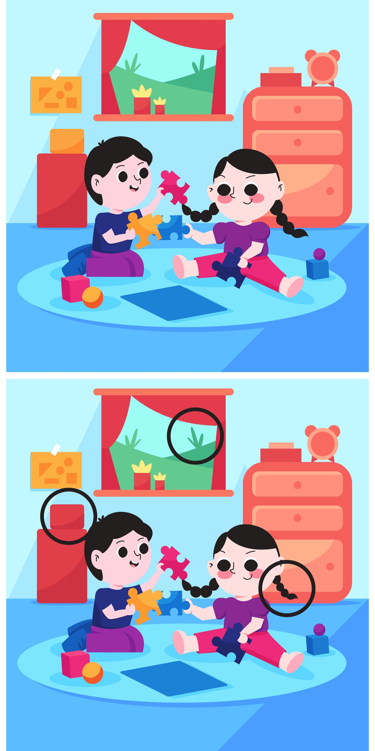 Spot The Three Differences