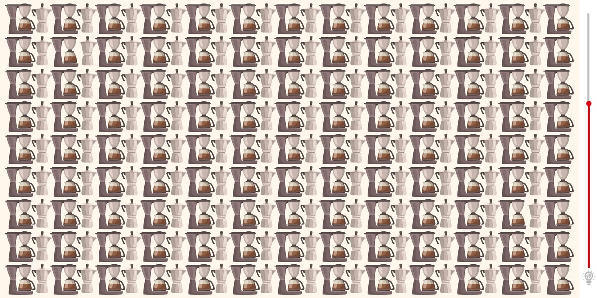 Find The Two Coffee Pots