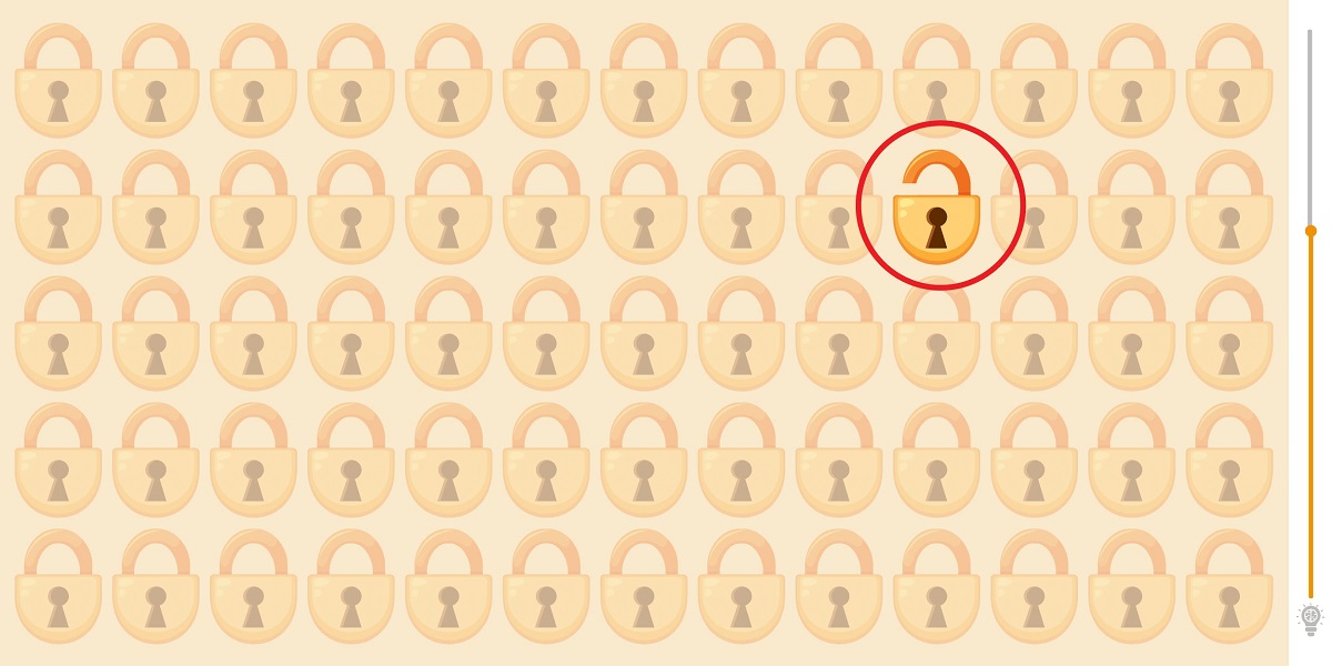 Find The Intruder Lock