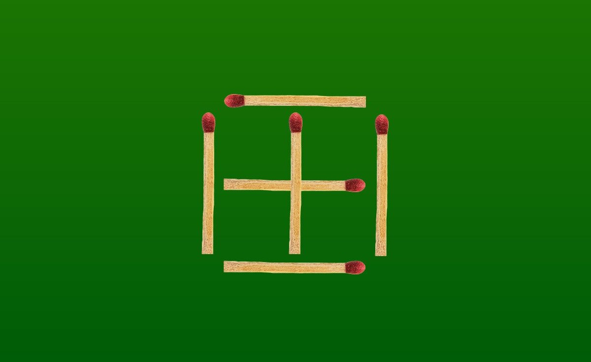 Forming Five Squares