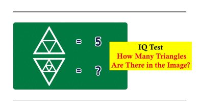 IQ Test with Triangle Count