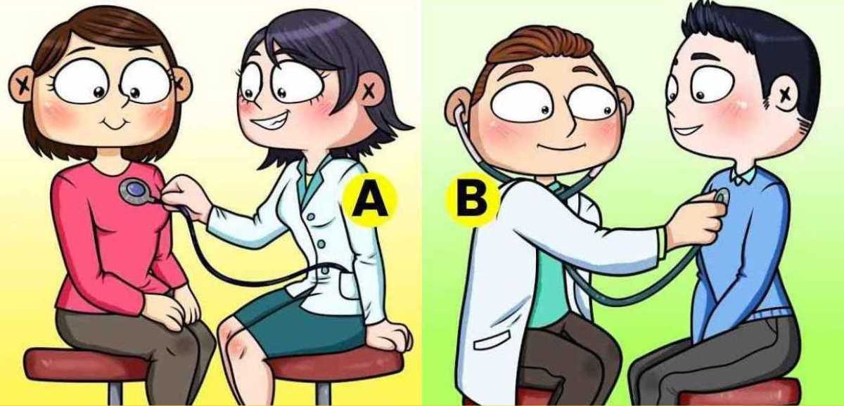 IQ test with the fake doctor